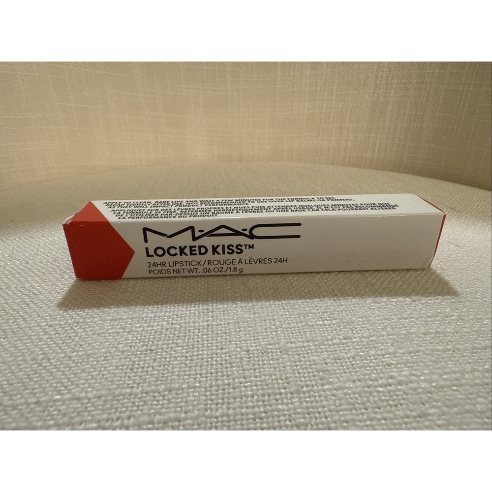 MAC Locked Kiss‎ 24Hr Lipstick Color: 81 GUTSY Full Size New in Box Fast Ship